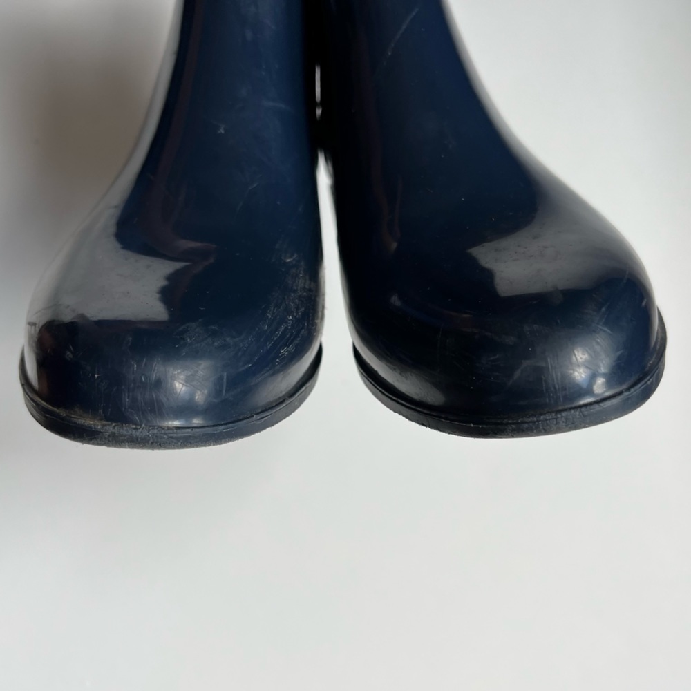 SAM EDELMAN Tinsley Rubber Rain Boot Navy Blue Size 9 - Picture 9 of 11